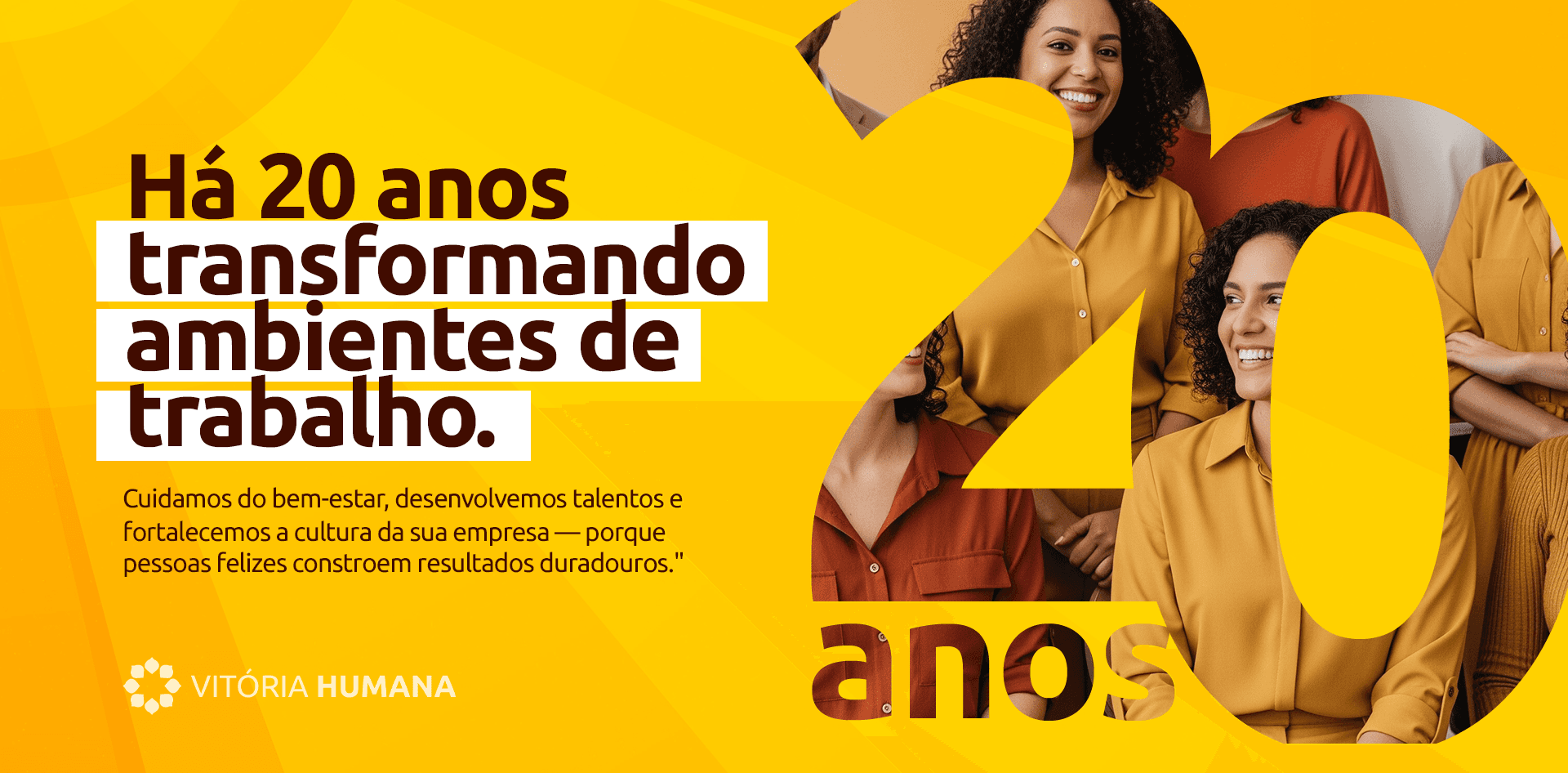 Há 20 anos transformando ambientes de trabalho