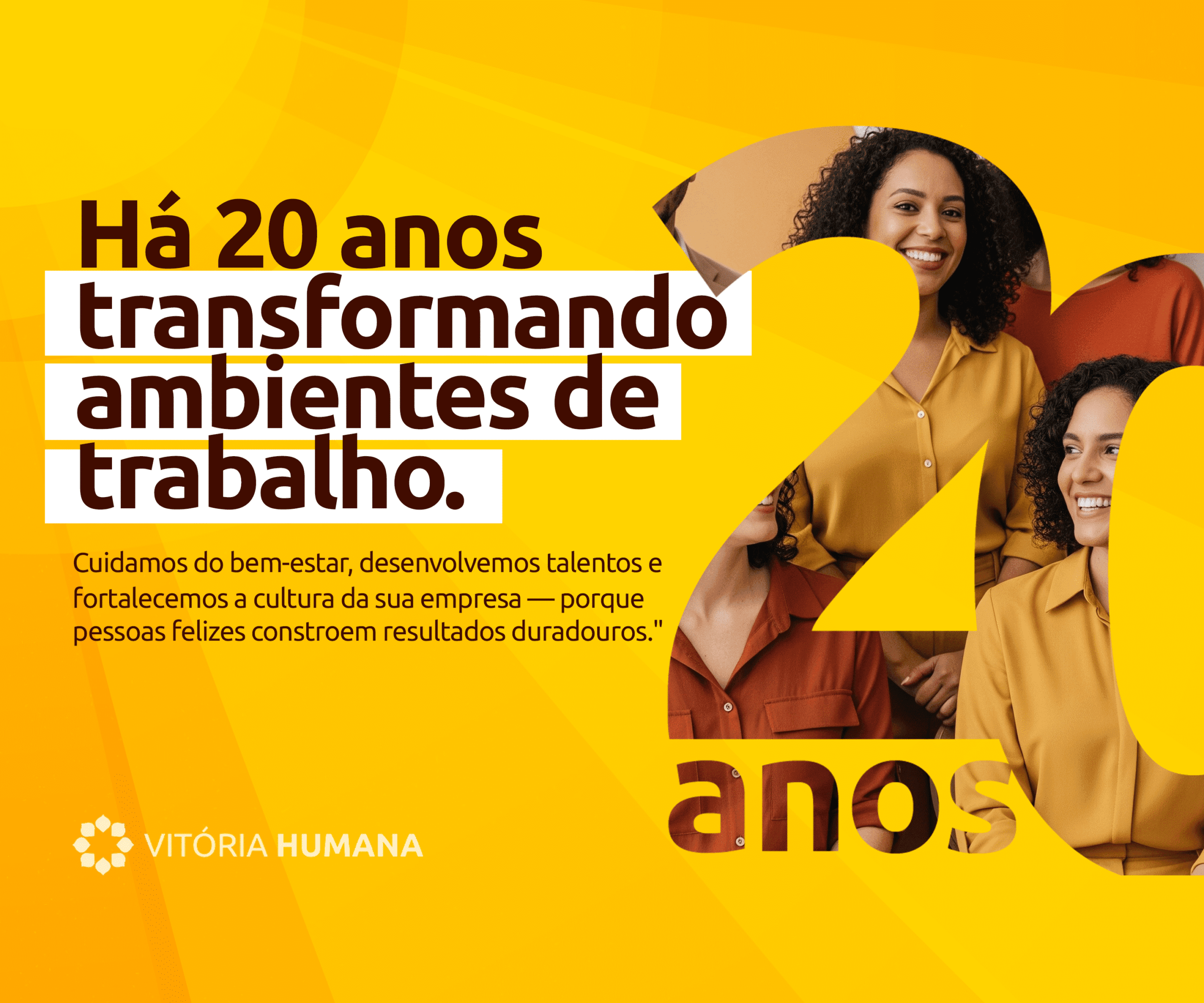 Há 20 anos transformando ambientes de trabalho