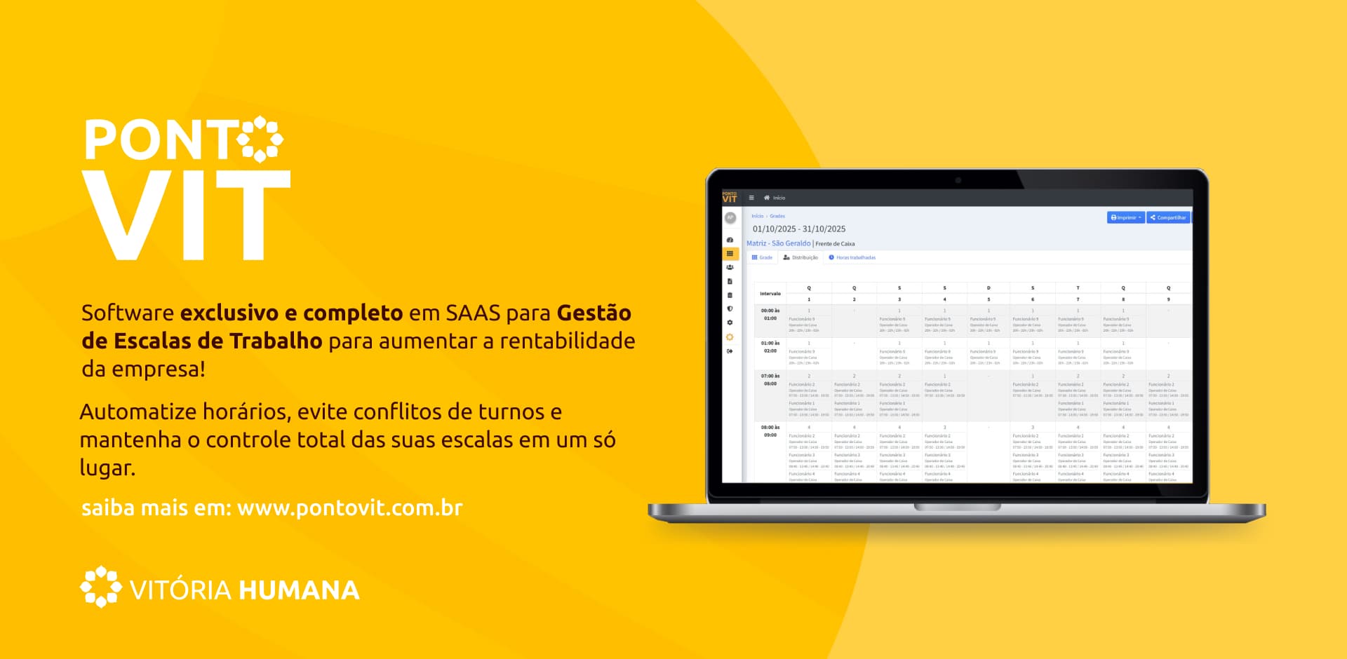 PontoVit - Gestão de Escalas de Trabalho